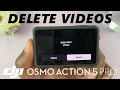 How To Delete Videos On DJI Osmo Action 5 Pro