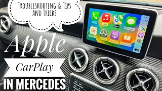 FIX Apple CarPlay issues! How to connect iPhone to a Mercedes. Troubleshooting ALSO Tips & Tricks