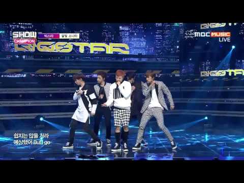【BIGSTAR吧】150916 Show Champion 빅스타 BIGSTAR - 달빛소나타 + Ending all cut 720p