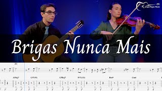 Brigas Nunca Mais - A. C. Jobim / Guitar &amp; Violin Cover by Enrique Rojas &amp; Miranda Ronan