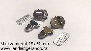 Mini zapínání 18x24 mm