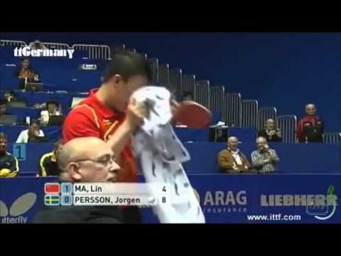 Good Point by Ma Lin vs Jorgen Persson
