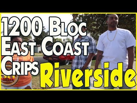 1200 Blocc East Coast Crips in Riverside with Lil Reece & Tiny Evil