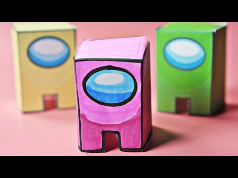 How to Make Paper Among Us Character | Origami AMONG US step by step