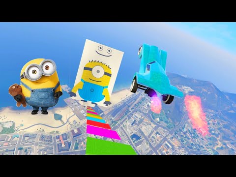 MEGA RAMPA NIVEL MINIONS 123.000 % IMPOSIBLE!! ~ GTA V ONLINE
