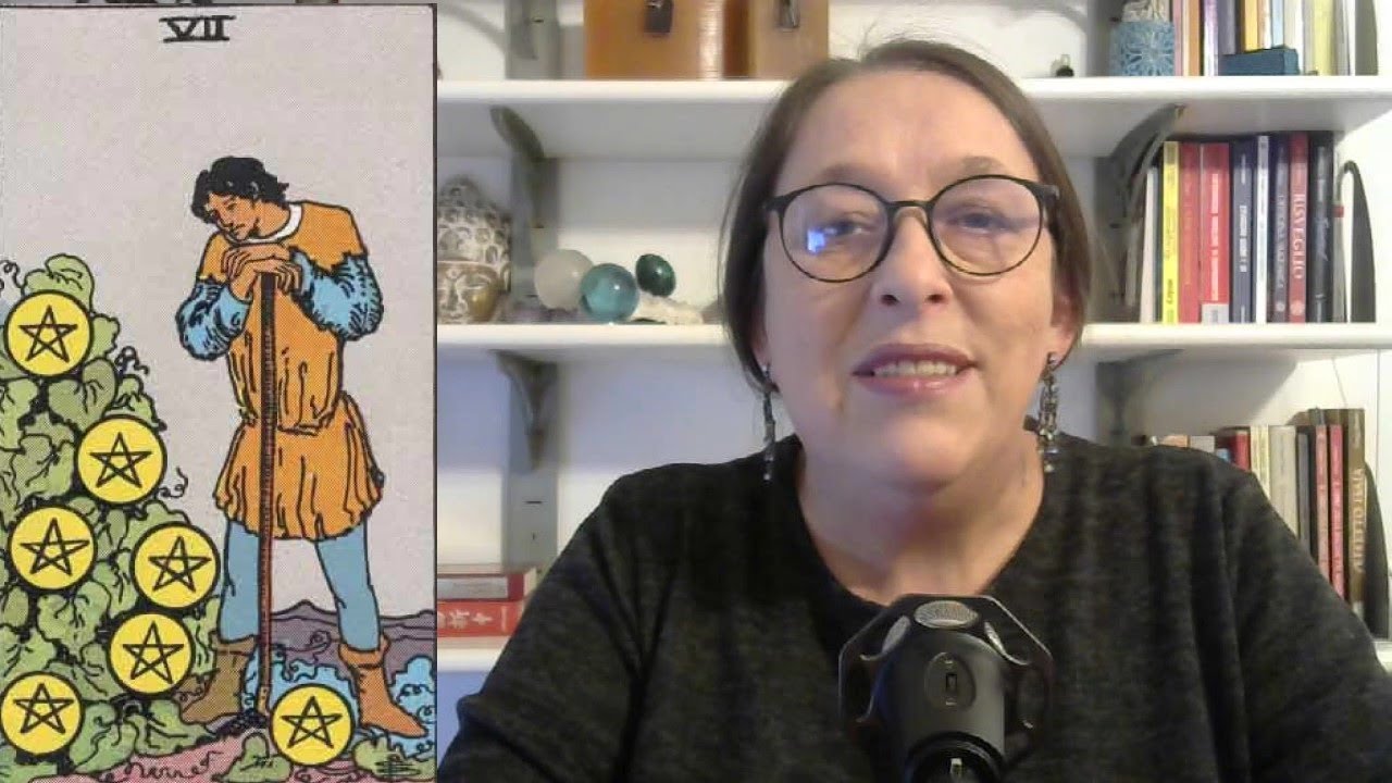 Sette di denari dei Tarocchi Rider Waite Smith, descrizione e significato degli arcani minori