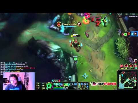 Aphromoo epic Thresh plays - ft TiP Rush