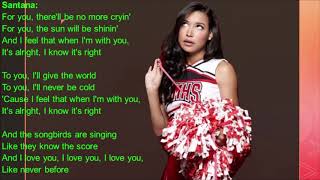 Songbird Glee Lyrics