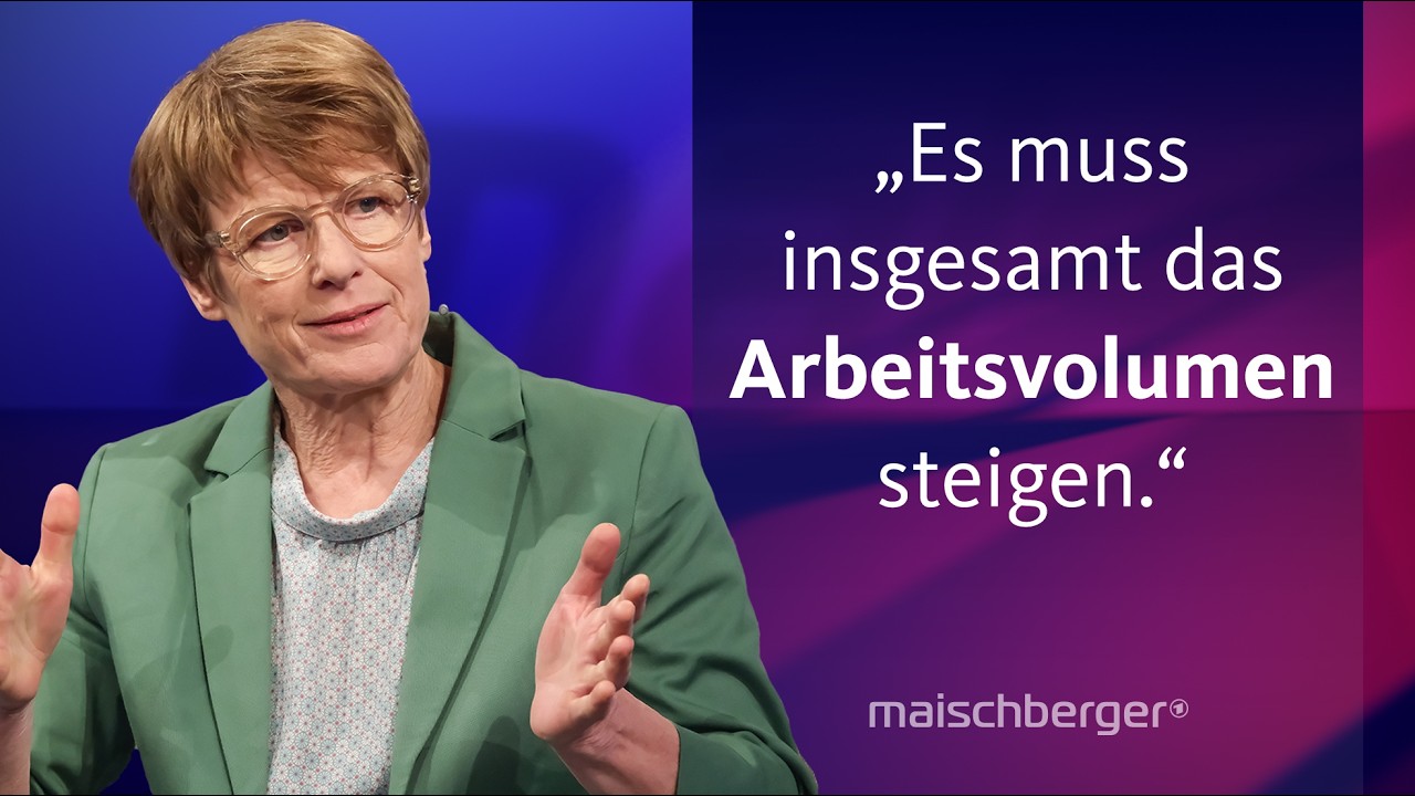 Ralf Stegner und Veronika Grimm diskutieren über Wirtschaft, Steuern und Rente | maischberger