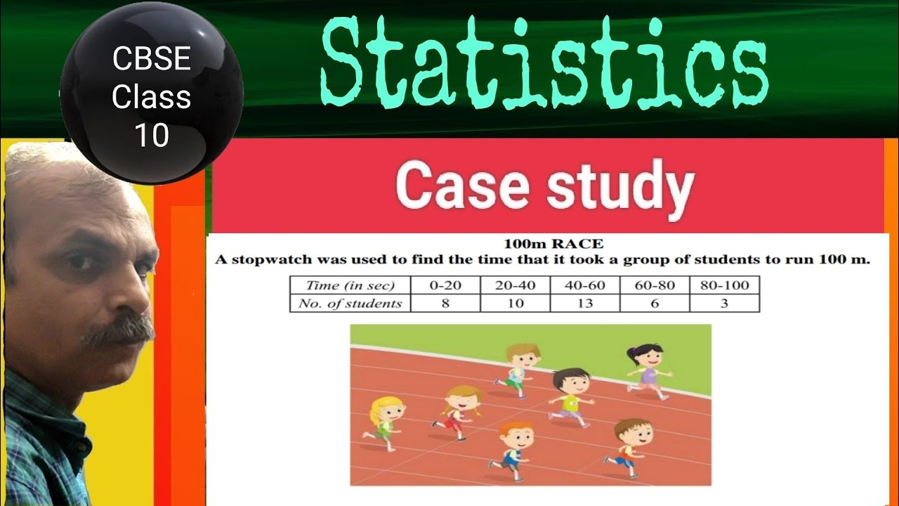 Watch video Case study: Statistics: A stopwatch was used to find the time that it took a group of students to ru Now Case study: Statistics: A stopwatch was used to find the time that it took a group of students to ru