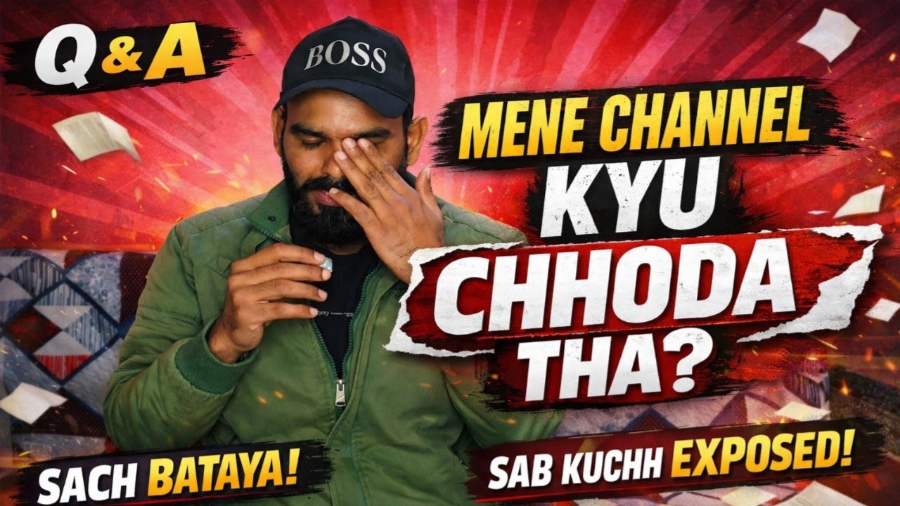 QnA Video, Zuber ne Channel Kyu Chhoda Tha ! Bhasad News #qna #qnavideo 