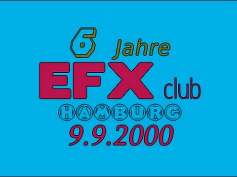 6 Jahre EFX Club in Hamburg  9.9.2000 - z.B. Dj Martink ist dort zu sehen - by Rasmus Ortmann & KVK