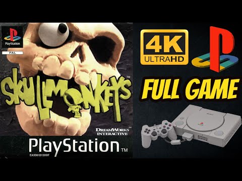 Skullmonkeys | PS1 | 4K60ᶠᵖˢ UHD🔴| Longplay Walkthrough Playthrough Full Movie Game