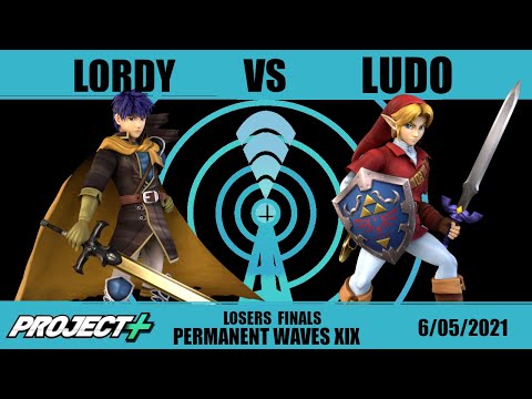 Lordy (Ike) vs Ludo (Link) Permanent Waves 19 Losers Finals [Project M] [P+]