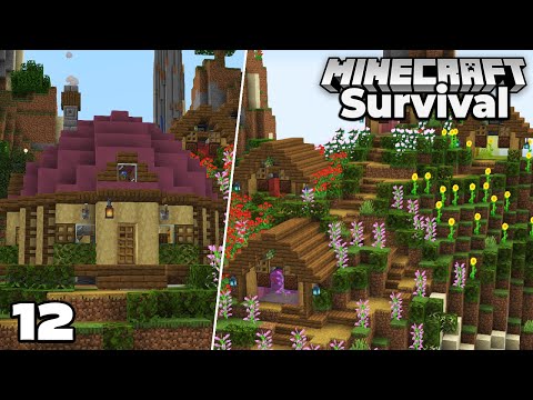 Let's Play Minecraft Survival : Starting the Flower Forest Village!