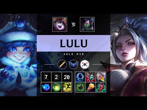Lulu Mid vs Akali - KR Diamond Patch 25.S1.2
