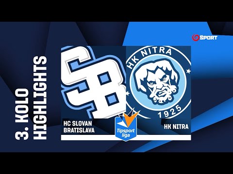 3. kolo: HC Slovan Bratislava - HK Nitra 3:4 pp (0:3, 1:0, 2:0 - 0:1)