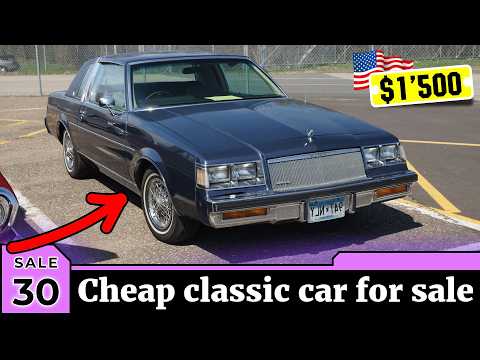 30+ Vintage Beauties — Cheap Classic Muscle Cars for Sale Ep  219