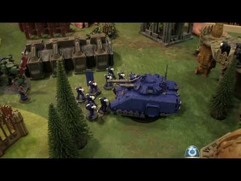 Warhammer 40K BatRep - Ultramarines VS Mantis Warrior