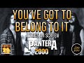 Pantera - You've Got to Belong to it (Lyrics on Screen Video 🎤🎶🎸🥁)