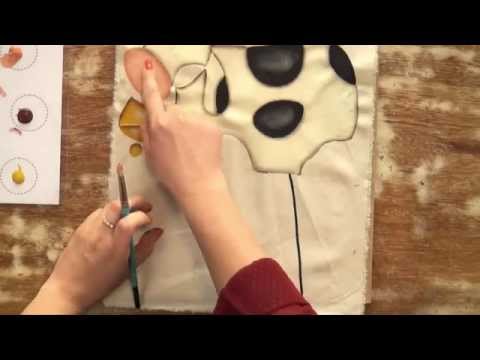 Soraia Leite - Pintura Country em Tecido - Arte que faz - Toalha vaquinha