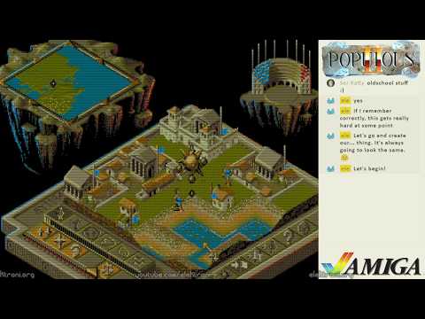 Populous 2 Gameplay (Amiga) - part 1