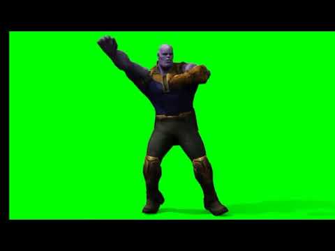 THANOS DANCING ON GANGNAM STYLE SONG GREEN SCREEN