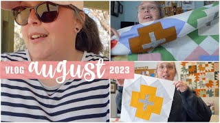 AUGUST 2023  | Vlogging in the Wild & Nightingale Quilt Plans!