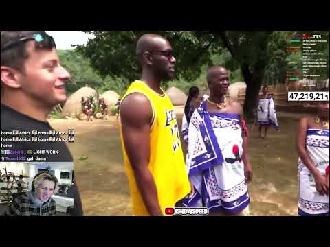 IShowSpeed Shocked When Eswatini Father was Ready to Trade his Daughter for 17 Cows