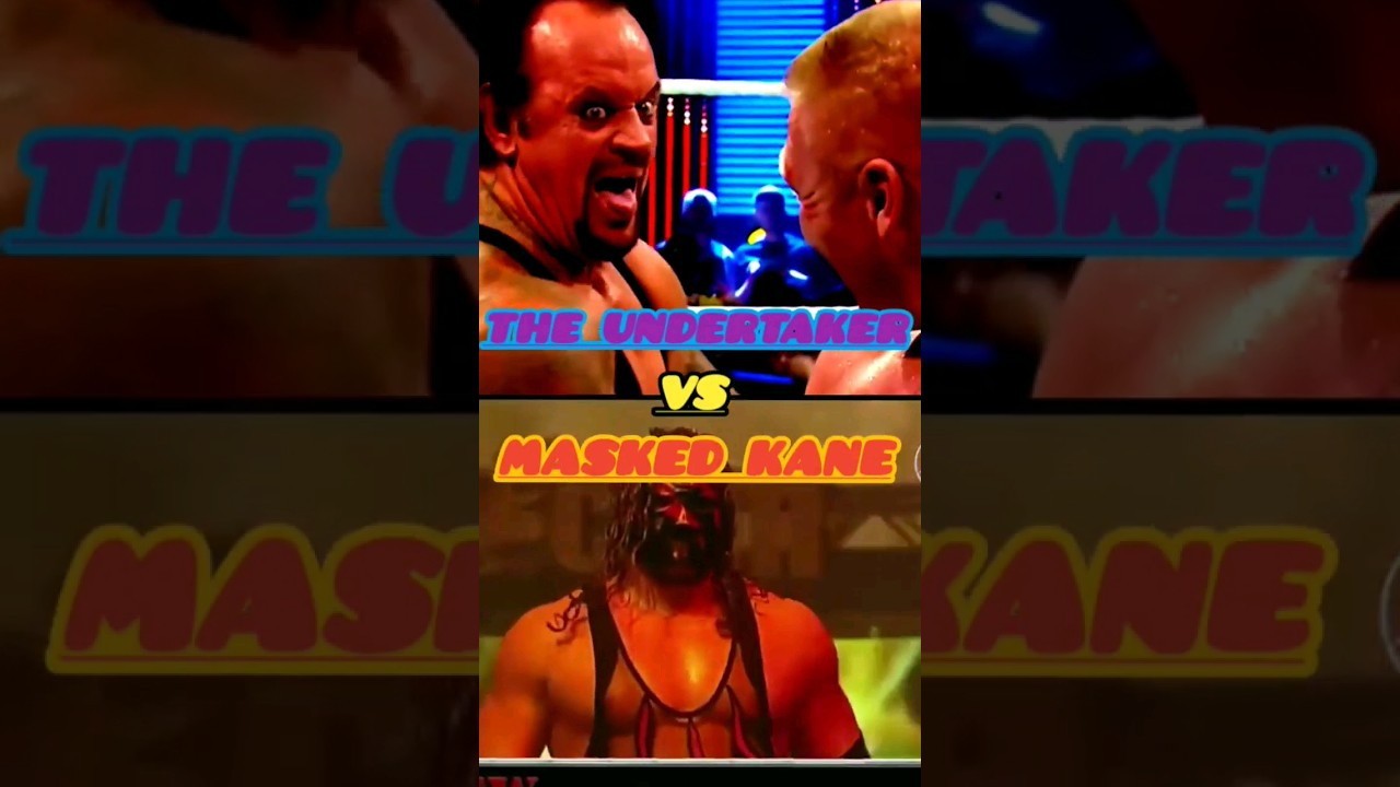 The #undertaker #vs masked #kane #comparison || #shorts #short #trending #viral #india #wwe #giant