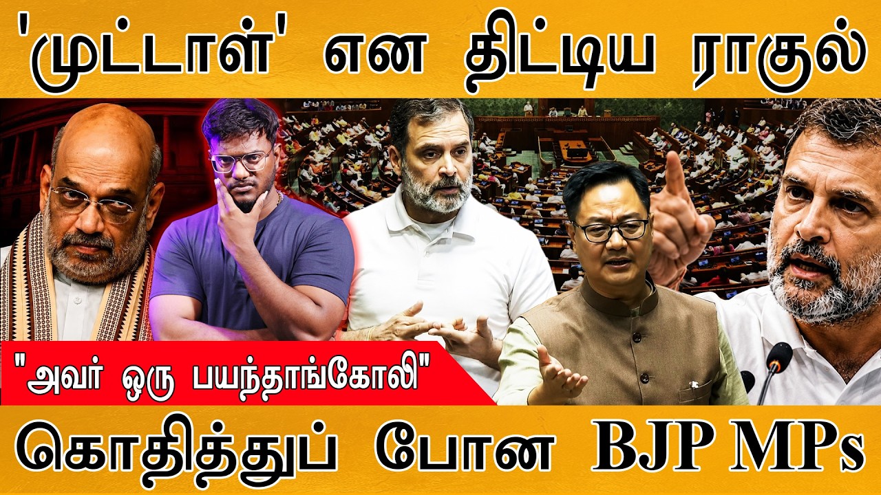 மத்திய அமைச்சர்களை வெறுப்பேற்றிய Rahul Gandhi | "முட்டாளே! ப?