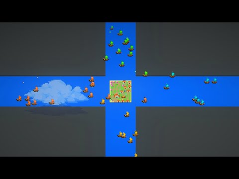 4 Kingdoms Fight With Only Naval Invasions! - Worldbox