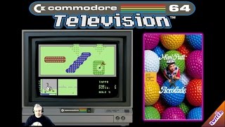 🌟 C64 Television! 🌟 【ᴴᴰ】 Playing Mini Putt on the Commodore 64