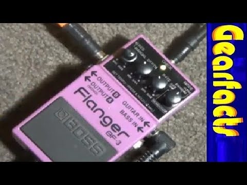 Boss Flanger BF-3 pedal for bass and guitar