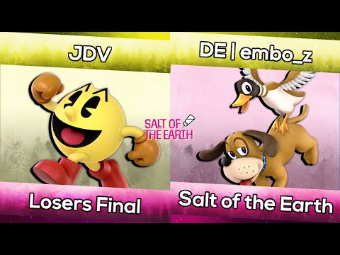 JDV (Pac Man) vs. DE | embo_z (Duck Hunt) | SotE Singles | Smash Ultimate Losers Final