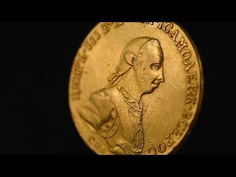 Russie, Pierre III, 10 Roubles, 1762, Saint-Pétersbourg, Or, TTB, KM:50