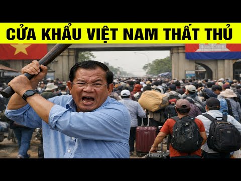 Cửa khẩu VN thất thủ trước dòng người từ Campuchia đổ về