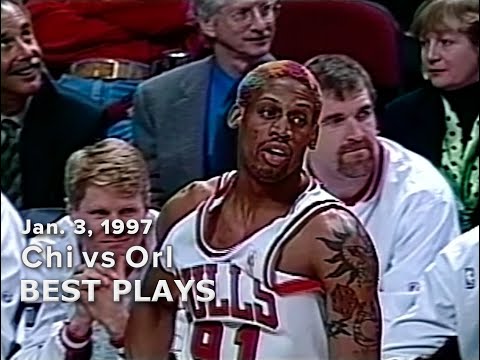 January 3, 1997 Bulls vs Magic best plays