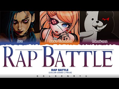 Jinx Vs Junko Enoshima Rap Battle (Color Coded Lyrics)