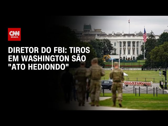 Tiros em Washington são “ato hediondo”, diz diretor do FBI | CNN ARENA