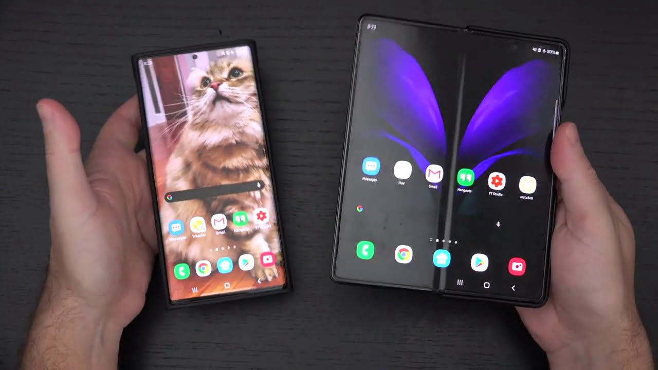 Samsung Galaxy Z Fold 2 vs Note 20 Ultra