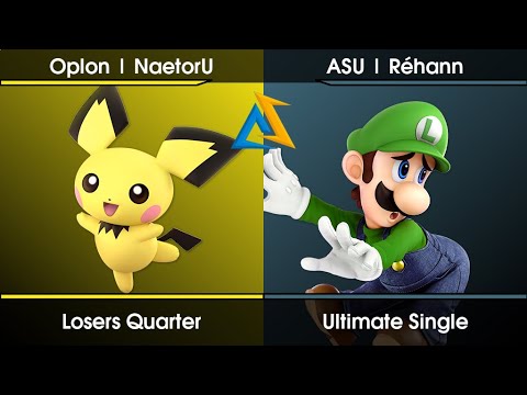 Asura Tournament #2 Losers Quarter - NaetorU (Pichu) Vs. Réhann (Luigi) SSBU Ultimate Tournament