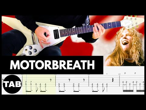 MOTORBREATH Metallica Guitar TAB | Lesson | Tutorial | Cover