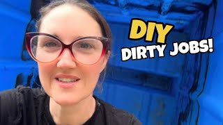 The Disgusting Process of Turning a Used Dumpster into a Hot Tub!  🔥