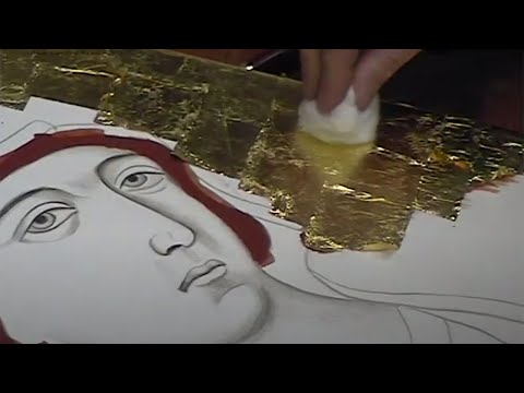 Water gilding - Gouache gilding - Guazzo gilding