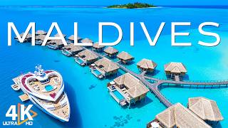 Maldives 4K UHD 🌊 Exploring Crystal Waters & Overwater Paradise | VIDEO 4K UHD