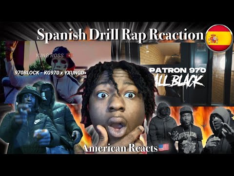 Americans Reacts to Spanish Drill Rap! Ft. MORAD, 970 BLOCK, BENY JR, KG970, PATRON 970