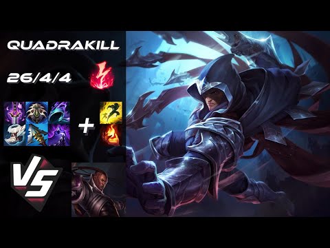 MID Talon vs Lucian [QUADRAKILL] - EU Challenger Patch 14.14