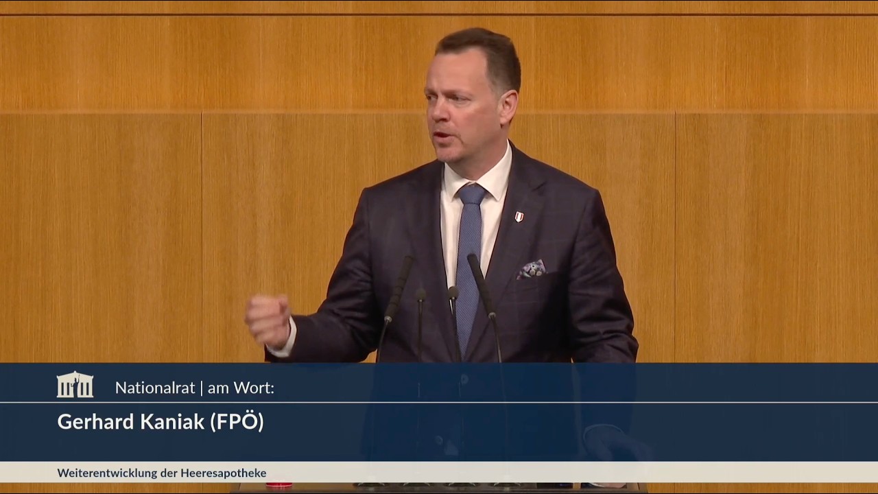 Gerhard Kaniak - Einrichtung einer Heeres-Zentralapotheke - 23.4.2026