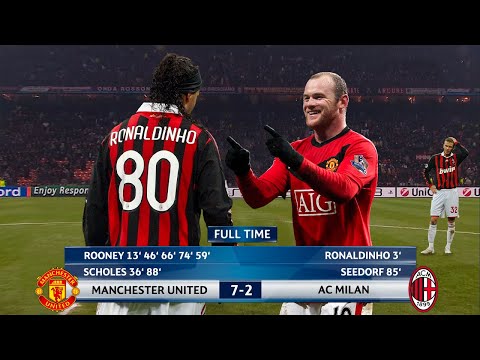 The Day Wayne Rooney Singlehandedly Destroyed Ronaldinho & AC Milan